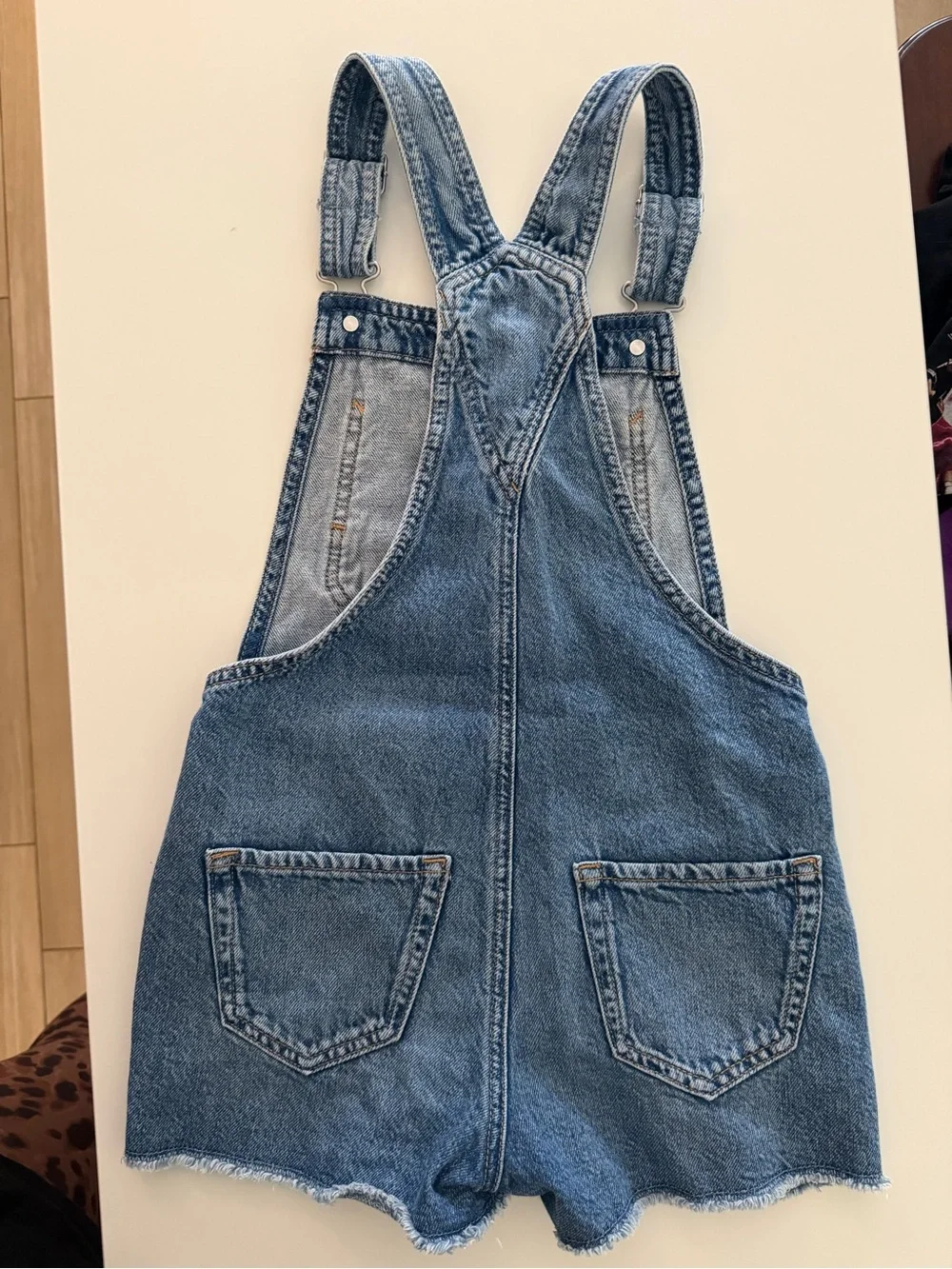 GAP Classic Denim Short Overalls for Kids - Size 8 M